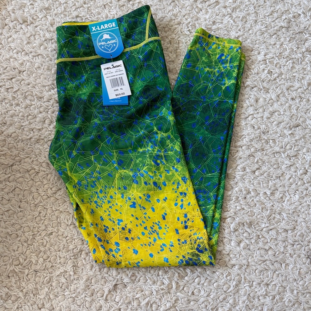 Women’s Water Leggings - Maui Hex Dorado NWT